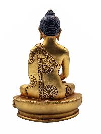 [shakyamuni Buddha], Buddhist Handmade Statue, [gold Plated], [faced Painted]