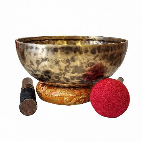 [singing Bowl], Buddhist Hand Beaten, Antique Finishing