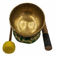 Kopre Singing Bowl, Buddhist Hand Beaten, Antique Finishing