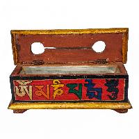 Tibetan Ritual Incense Burner, And Painted