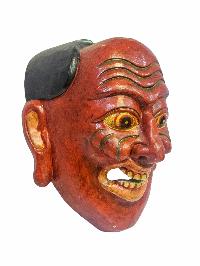 [joker], Handmade Wooden Mask, Wall Hanging, [painted], Poplar Wood
