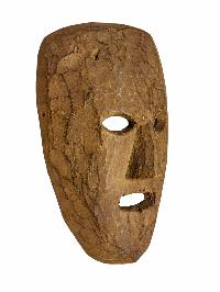 Handmade Wooden Mask, Wall Hanging, Poplar Wood