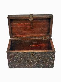 thumb4-Wooden Tibetan Box-32186