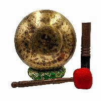 [handmade Singing Bowls], Buddhist Hand Beaten, Antique Finishing, Sound Note E, 164 Hz