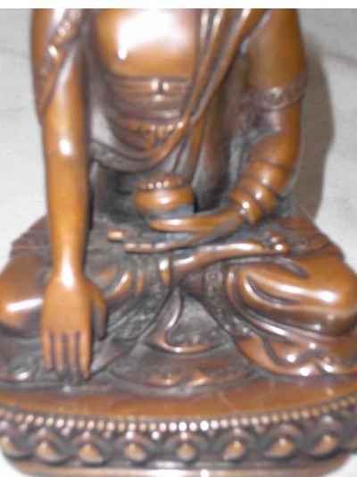 Shakyamuni Buddha Statue, [chocolate Oxidized], [sold]