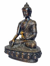 [shakyamuni Buddha], Buddhist Handmade Statue, [black Oxidized]