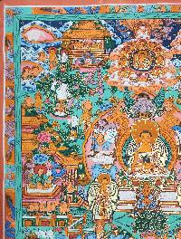 [buddha Life Story], Buddhist Traditional Painting, Hand Painted