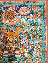 [buddha Life Story], Buddhist Traditional Painting, Hand Painted