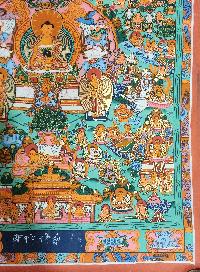 [buddha Life Story], Buddhist Traditional Painting, Hand Painted