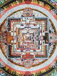 [kalachakra Mandala], Buddhist Traditional Painting, Hand Painted