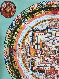 [kalachakra Mandala], Buddhist Traditional Painting, Hand Painted