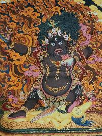[vajrapani], Buddhist Traditional Painting, Hand Painted, [rare Find], [old Stock Thangka]