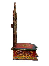Wooden Altar [chesum] Base, Throne For Statue [traditional Color]