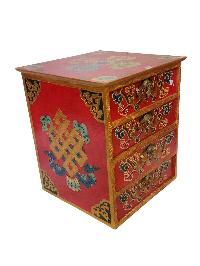 Tibetan Box [drawer] With Four Drawer, [painted]