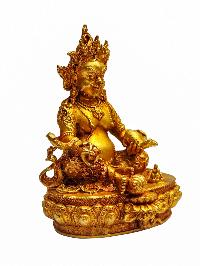 [yellow Jambhala], Buddhist Miniature Statue And [gold Plated]