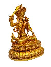 [manjushree], Buddhist Miniature Statue And [gold Plated]