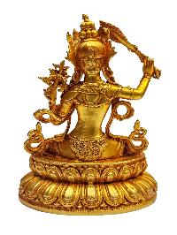 [manjushree], Buddhist Miniature Statue And [gold Plated]