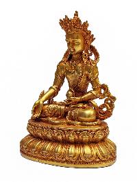 [ksitigarbha], Buddhist Miniature Statue And [gold Plated]