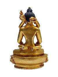 [samantabhadra], Buddhist Miniature Statue And [gold Plated]