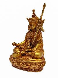 [padmasambhava], Buddhist Miniature Statue And [gold Plated]