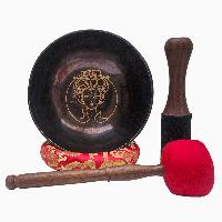 [handmade Singing Bowl], Buddhist Hand Beaten, Antique Finishing