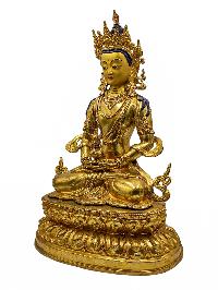 [aparimita], Buddhist Handmade Statue, [face Painted] And [gold Plated]