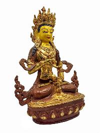 [best Price], [vajrasattva], Buddhist Handmade Statue, [partly Gold Plated], Wtih [face Painted], For A Gift, Altars And Buddhist Ritual