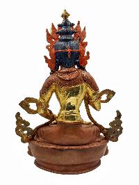 [best Price], [vajrasattva], Buddhist Handmade Statue, [partly Gold Plated], Wtih [face Painted], For A Gift, Altars And Buddhist Ritual