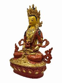 [best Price], [aparimita], Buddhist Handmade Statue, [partly Gold Plated], Wtih [face Painted], For A Gift, Altars And Buddhist Ritual