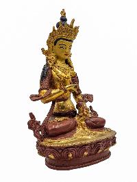 [best Price], [vajrasattva], Buddhist Handmade Statue, [partly Gold Plated], Wtih [face Painted], For A Gift, Altars And Buddhist Ritual