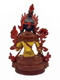 [best Price], [white Tara], Buddhist Handmade Statue, [partly Gold Plated], Wtih [face Painted], For A Gift, Altars And Buddhist Ritua