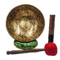 [jhumka Tiger Singing Bowl], Buddhist Hand Beaten, Antique Finishing