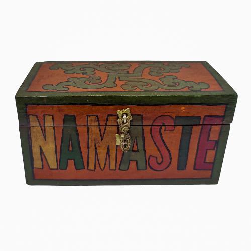 thumb1-Wooden Tibetan Box-32825