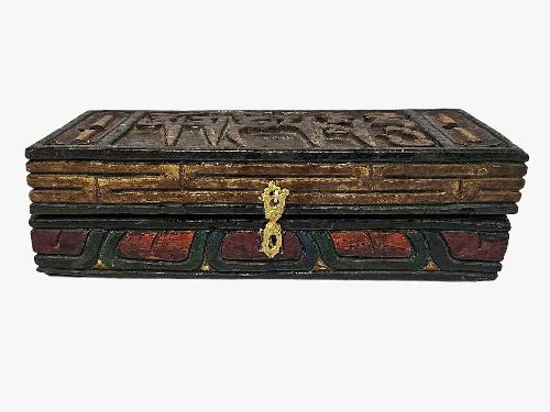 Wooden Tibetan Box-32853