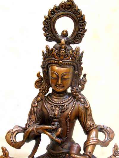 Vajrasattva Statue, [chocolate Oxidized], [sold]