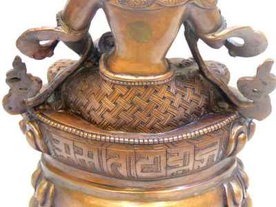 Vajrasattva Statue, [chocolate Oxidized], [sold]