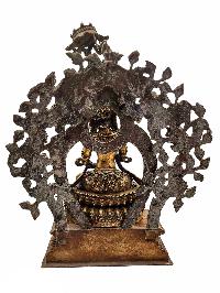 [vajrasattva], Buddhist Handmade Statue, [antique Finishing], [water Gold]