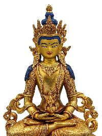 [aparimita], Buddhist Handmade Statue, [face Painted] And [gold Plated], [high Quality]