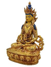 [aparimita], Buddhist Handmade Statue, [face Painted] And [gold Plated], [high Quality]