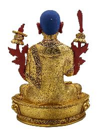 [tsongkhapa], Buddhist Handmade Statue, [face Painted] And [gold Plated], [high Quality]