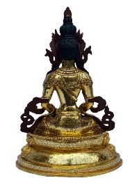 [aparimita], Buddhist Handmade Statue, [full Gold Plated], [painted Face]