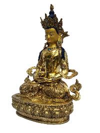 [aparimita], Buddhist Handmade Statue, [full Gold Plated], [painted Face]