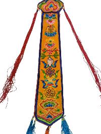 Tibetan Cochin Brocade Tie With Embroidered Tie