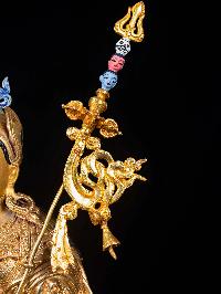 [padmasambhava], Buddhist Handmade Statue, [full Gold Plated], [face Painted]