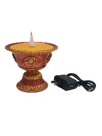 Electric Butter Lamp With Music, Buddhist Ritual Items