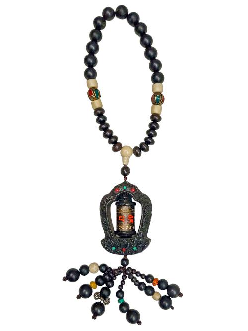 Prayer Bead Mala With Mane, For Cars And Home