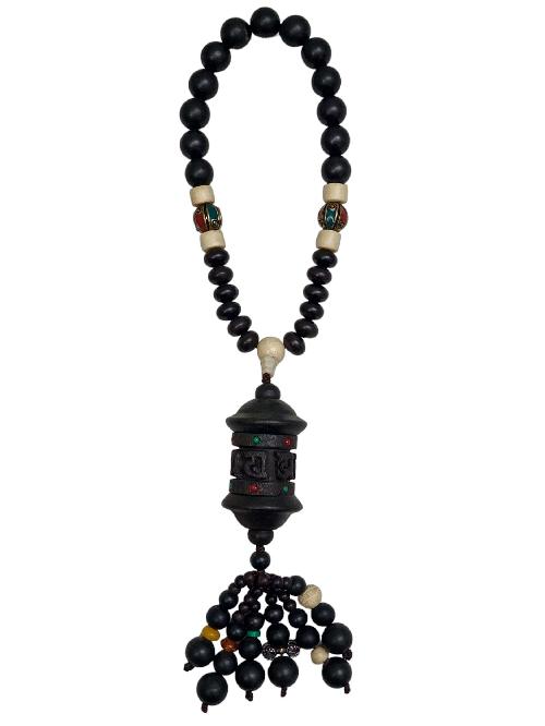 Prayer Bead Mala/necklace With Mane, For Cars And Home