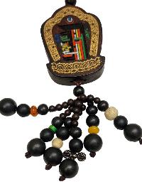 Prayer Bead Mala/necklace With Mane, For Cars And Home