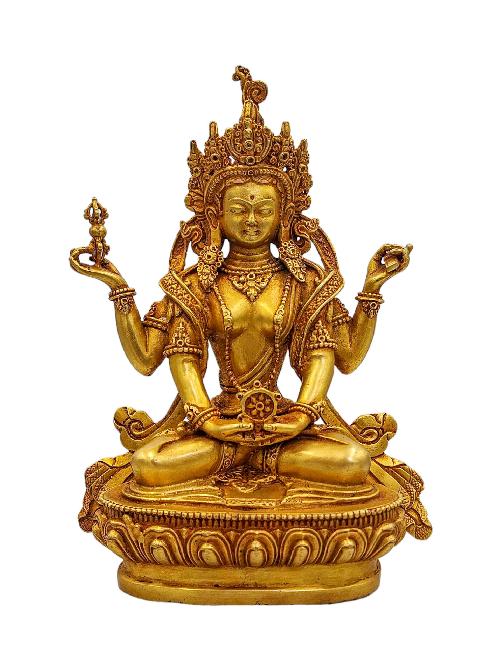 [prajnaparamita], Buddhist Handmade Statue, [full Gold Plated], [high Quality]