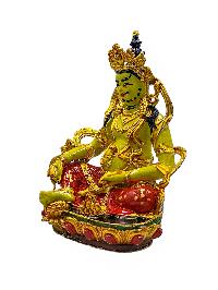 [yellow Jambhala], Buddhist Miniature Statue, [high Quality], [traditional Color Finishing], [high Quality]